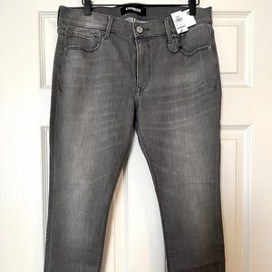 Express Gray Jean Leggings